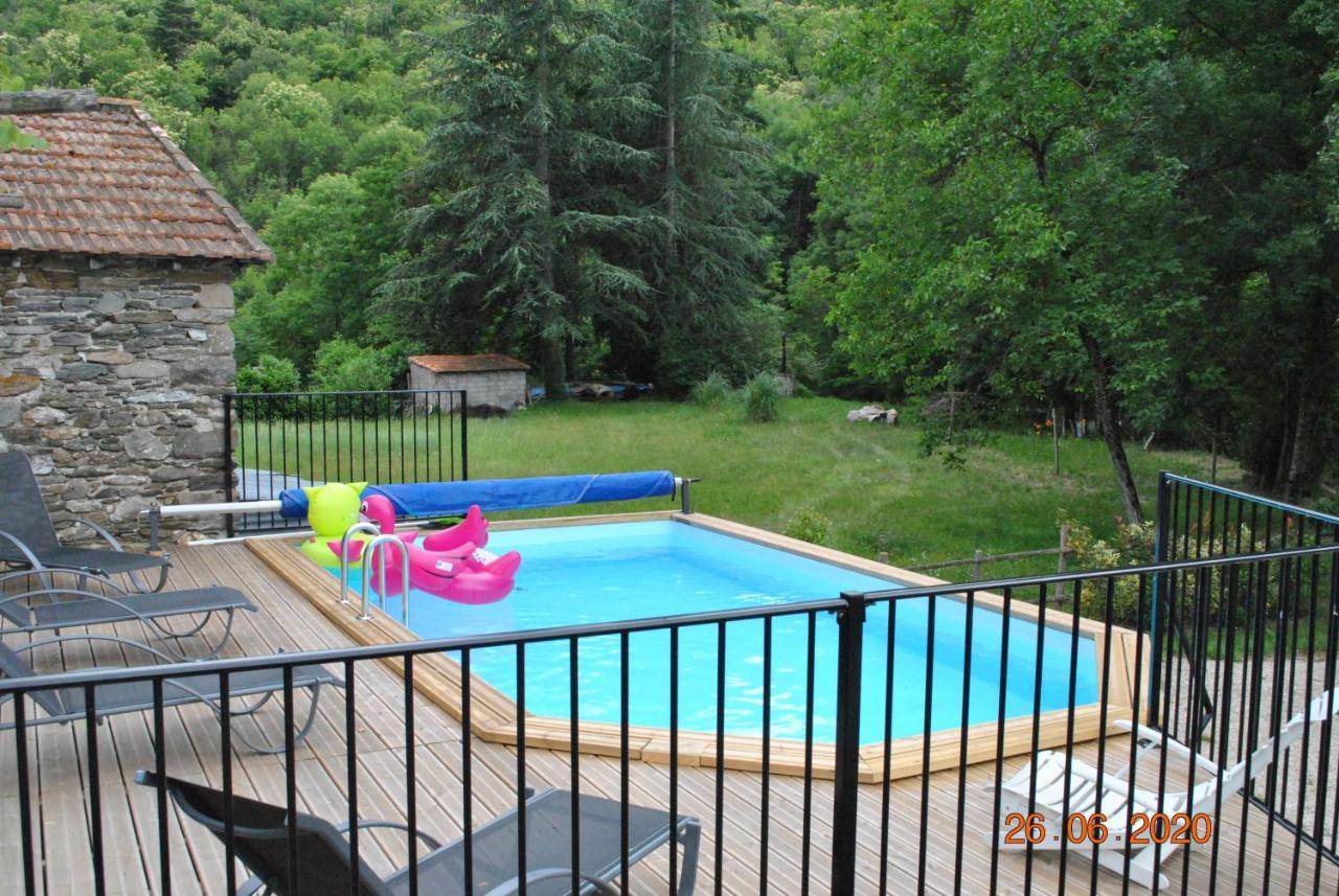 Alberguiere - Piscine Chauffee - Plancha - Barbecue Sainte-Croix-Vallee-Francaise Dış mekan fotoğraf